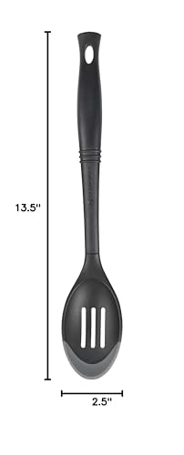 le-creuset-revolution-bi-material-slotted-spoon-13-5-oyster image 6