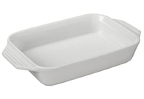 le-creuset-stoneware-rectangular-dish-3-15-qt-12-5-x-8-25-in-white image 3