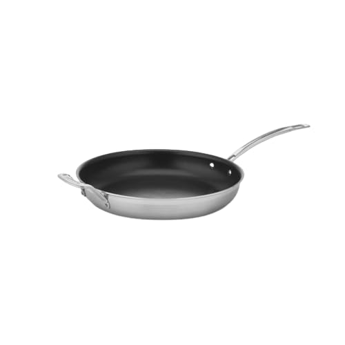 cuisinart-multiclad-pro-triple-ply-stainless-12-inch-nonstick-skillet-with-helpe image 1