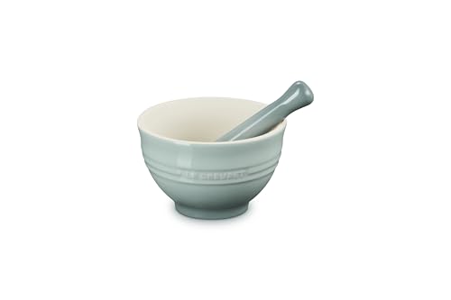 le-creuset-stoneware-mortar-pestle-10-oz-sea-salt image 7