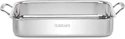cuisinart-chef-s-classic-14-inch-lasagna-pan-with-stainless-steel-roasting-rack image 7