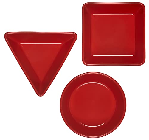 le-creuset-stoneware-tapas-dishes-set-of-3-cerise image 8