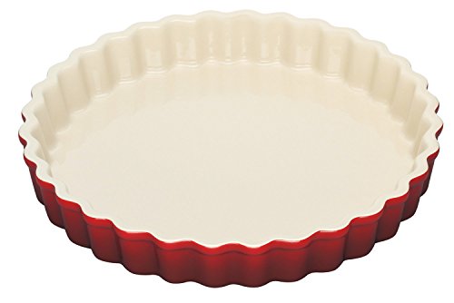 le-creuset-stoneware-tart-dish-1-5-qt-9-in-cerise image 3