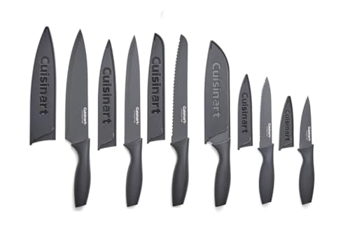 cuisinart-advantage-12-piece-ceramic-coated-knife-set-with-blade-guards-soft-bla image 8