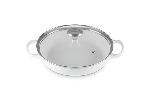 le-creuset-signature-round-braiser-with-glass-lid-2-25-qt-white image 8