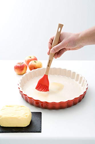 le-creuset-stoneware-tart-dish-1-5-qt-9-in-cerise image 4