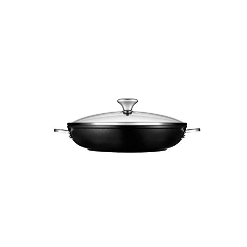 le-creuset-toughened-nonstick-pro-shallow-casserole-braiser-4-qt-with-glass-lid image 6