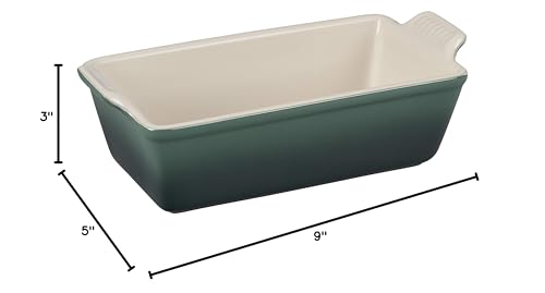 le-creuset-stoneware-heritage-loaf-pan-9-x-5-x-3-1-5-qt-artichaut image 8