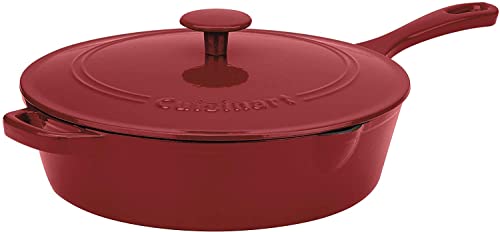cuisinart-chef-s-classic-enameled-cast-iron-12-inch-chicken-fryer-with-lid-4-5-q image 6