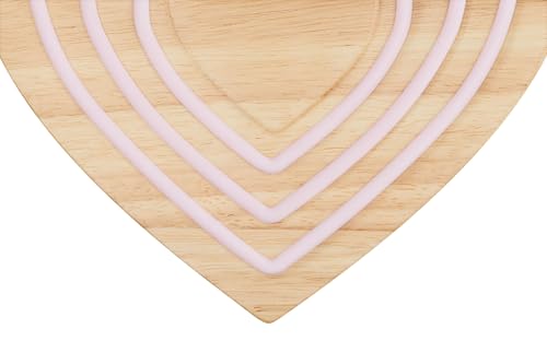 le-creuset-magnetic-wood-trivet-heart-shaped-8-pink-silicone image 8