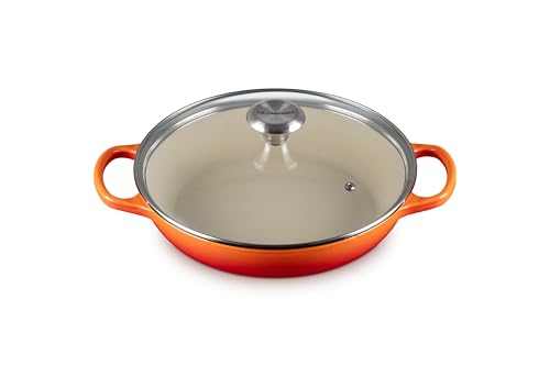 le-creuset-signature-round-braiser-with-glass-lid-2-25-qt-flame image 8