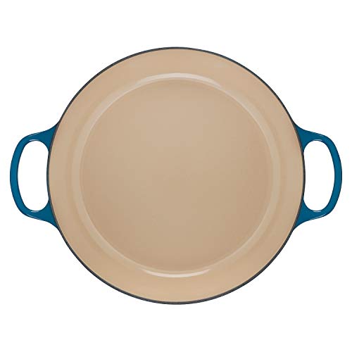 le-creuset-enameled-cast-iron-signature-braiser-5-qt-deep-teal image 6