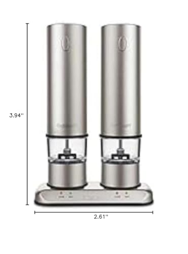 cuisinart-sp-4-rechargeable-electric-salt-and-pepper-mill-set-brushed-stainless- image 4