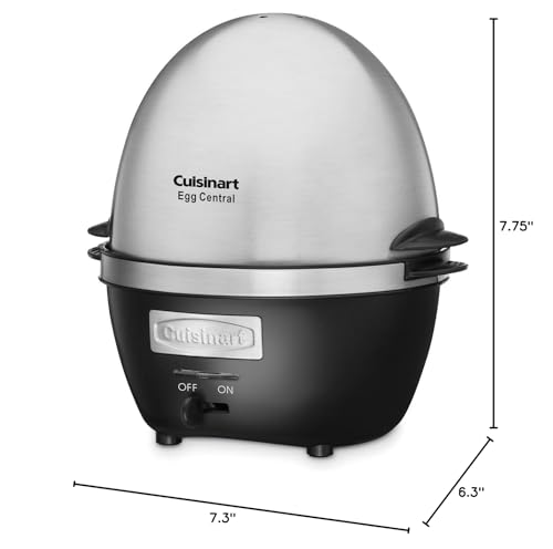 cuisinart-cec-10-egg-central-egg-cooker-10-egg-capacity-poacher-omelet-trays-bru image 6