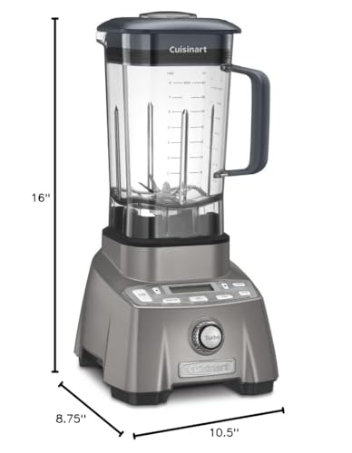 cuisinart-hurricane-pro-blender-3-5-peak-hp-64-oz-gunmetal-cbt-2000p1 image 6