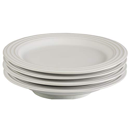 le-creuset-stoneware-set-of-4-salad-plates-8-5-inch-white image 8