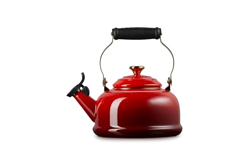 le-creuset-enamel-on-steel-whistling-tea-kettle-with-gold-finishes-1-7-qt-cerise image 6