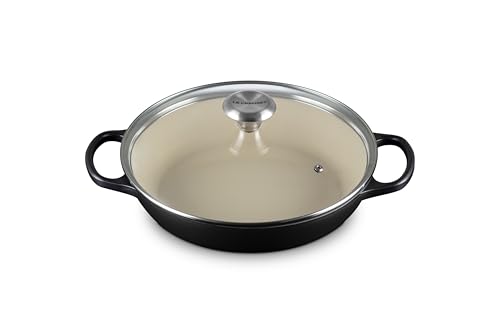 le-creuset-signature-round-braiser-with-glass-lid-2-25-qt-licorice image 8