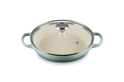 le-creuset-enameled-cast-iron-signature-round-braiser-2-25-qt-sea-salt image 8