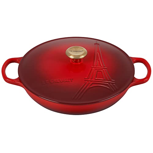 le-creuset-eiffel-tower-collection-enameled-cast-iron-signature-braiser-3-5-qt-c image 4