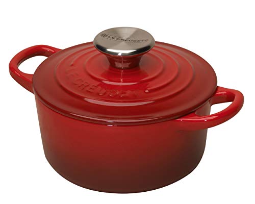 le-creuset-enameled-cast-iron-mini-cocotte-with-lid-1-3-qt-cerise image 8
