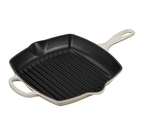 le-creuset-signature-enameled-cast-iron-square-skillet-grill-10-25-licorice image 6