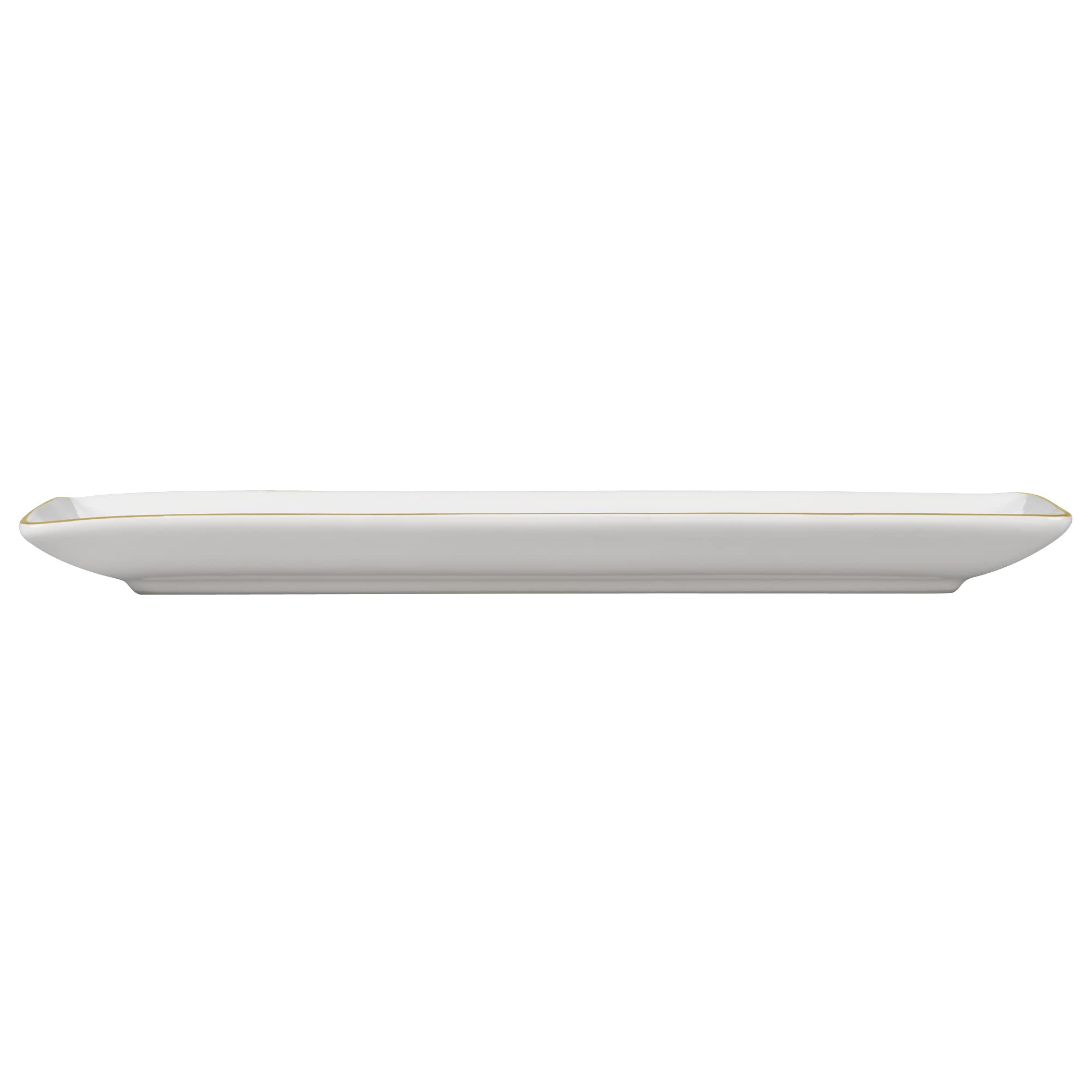 le-creuset-no-l-collection-stoneware-rectangular-hostess-tray-white-with-gold-ri image 3