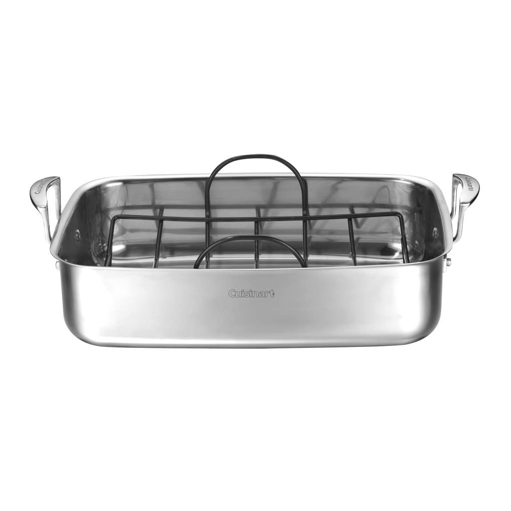 cuisinart-7117-15nsr-15-stainless-steel-roaster-with-non-stick-rack-chef-s-class image 2