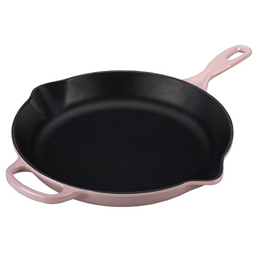 le-creuset-signature-cast-iron-handle-skillet-11-3-4-hibiscus image 3