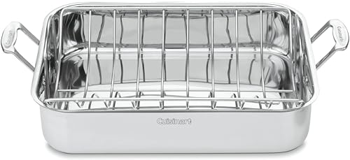 cuisinart-multiclad-pro-triple-ply-stainless-16-inch-roasting-pan-with-rack image 6