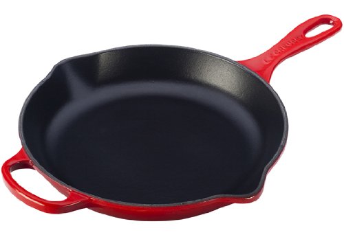le-creuset-enameled-cast-iron-signature-iron-handle-skillet-11-75-2-3-8-qt-with- image 7