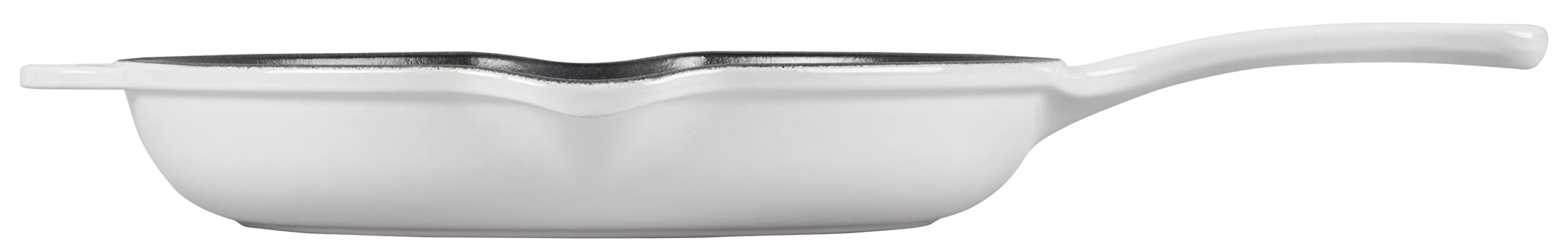 le-creuset-classic-enameled-cast-iron-handle-skillet-9-white image 3