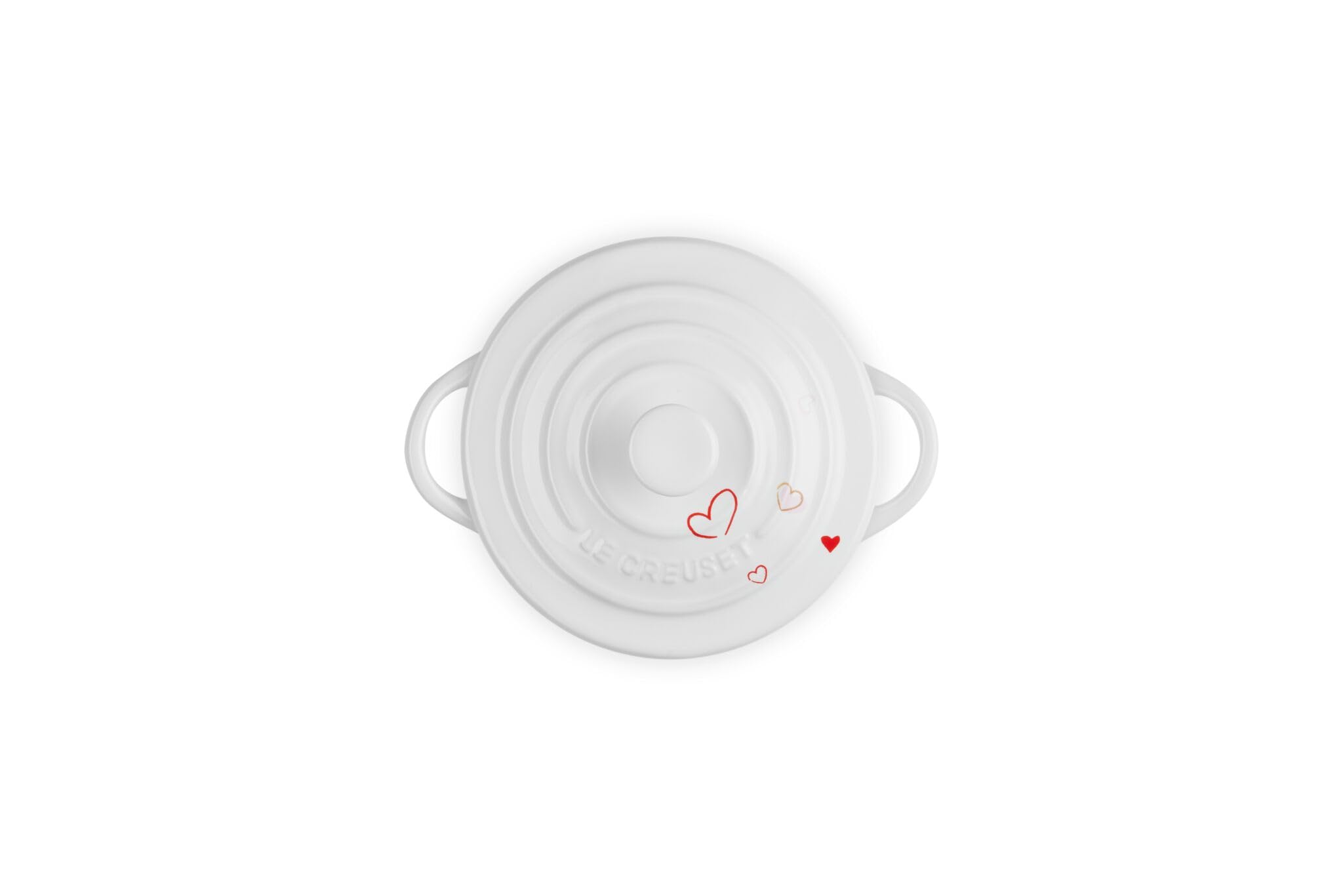 le-creuset-mon-coeur-stoneware-mini-cocotte-8-oz-white-with-hearts image 2