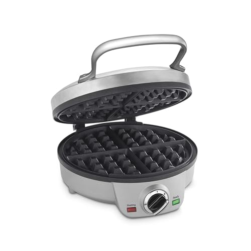 cuisinart-belgian-waffle-maker-waf-200p1-round-waffle-iron-silver image 8