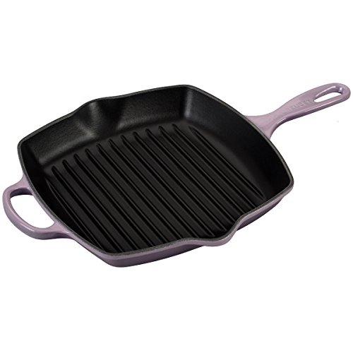le-creuset-signature-square-skillet-grill-10-1-4-provence image 2