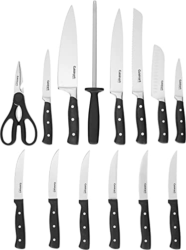 cuisinart-c77tr-15p-classic-forged-triple-rivet-15-piece-knife-block-set-stainle image 8