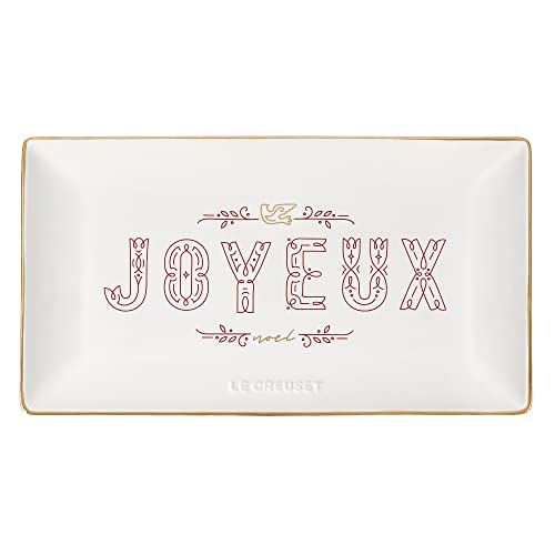 le-creuset-no-l-collection-stoneware-rectangular-hostess-tray-white-with-gold-ri image 5