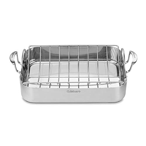 cuisinart-multiclad-pro-triple-ply-stainless-16-inch-roasting-pan-with-rack image 4