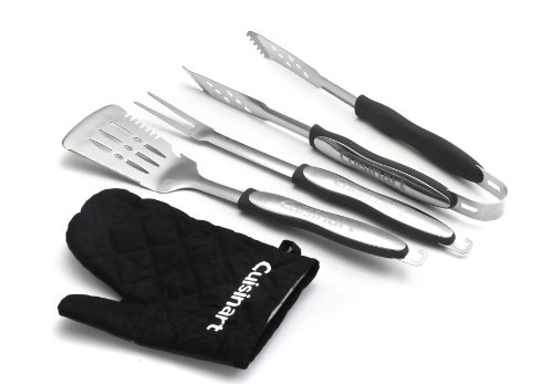 cuisinart-cgs-134bl-3-piece-stainless-steel-bbq-grilling-tool-set-with-grill-glo image 6