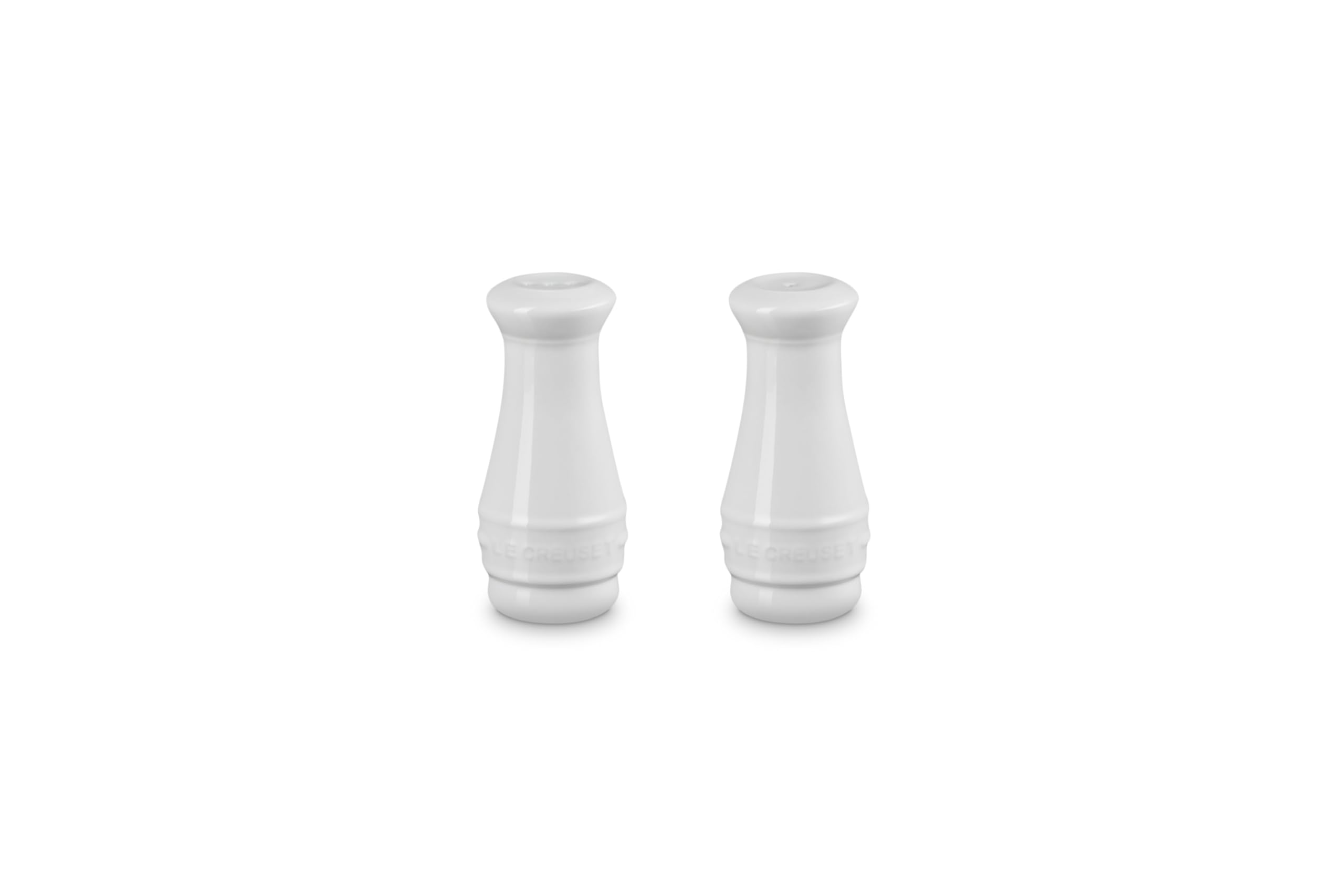 le-creuset-salt-and-pepper-shaker-set-of-2-white image 1