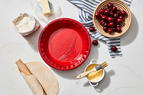 le-creuset-eiffel-tower-collection-stoneware-pie-dish-9-cerise image 6