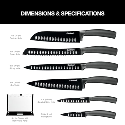 cuisinart-c77ns-7p-classic-nonstick-edge-7-piece-knife-set-with-acrylic-stand image 8