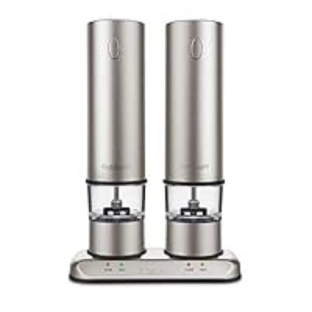 cuisinart-sp-4-rechargeable-electric-salt-and-pepper-mill-set-brushed-stainless- image 1