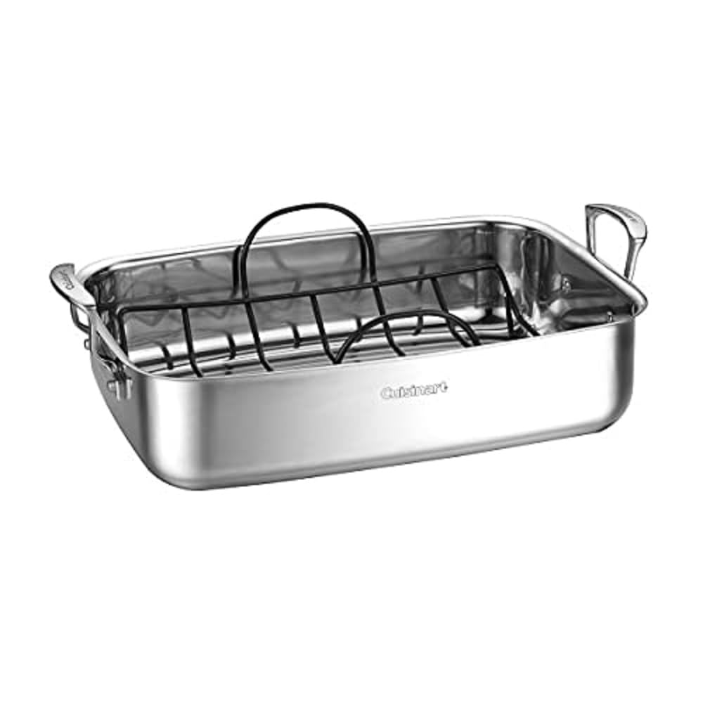 cuisinart-7117-15nsr-15-stainless-steel-roaster-with-non-stick-rack-chef-s-class image 1