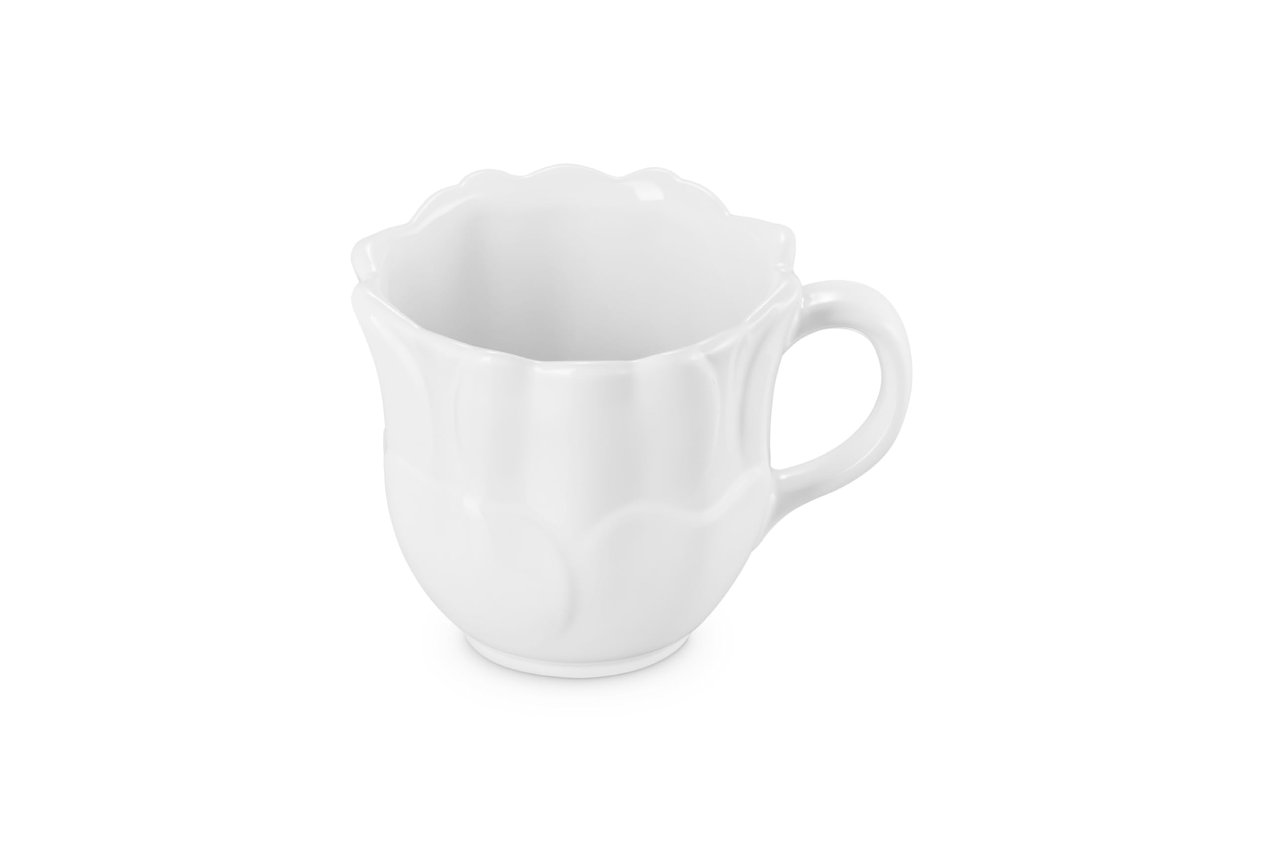 le-creuset-stoneware-petal-mug-11-oz-white image 2