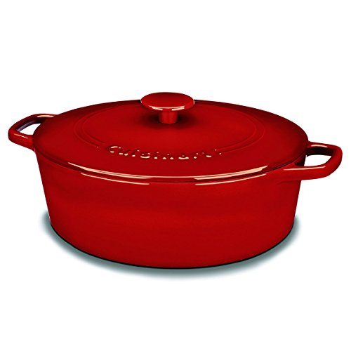 cuisinart-chef-s-classic-enameled-cast-iron-oval-covered-casserole-5-5-quart-car image 2