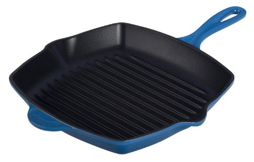 le-creuset-enameled-cast-iron-square-skillet-grill-10-25-inch image 3