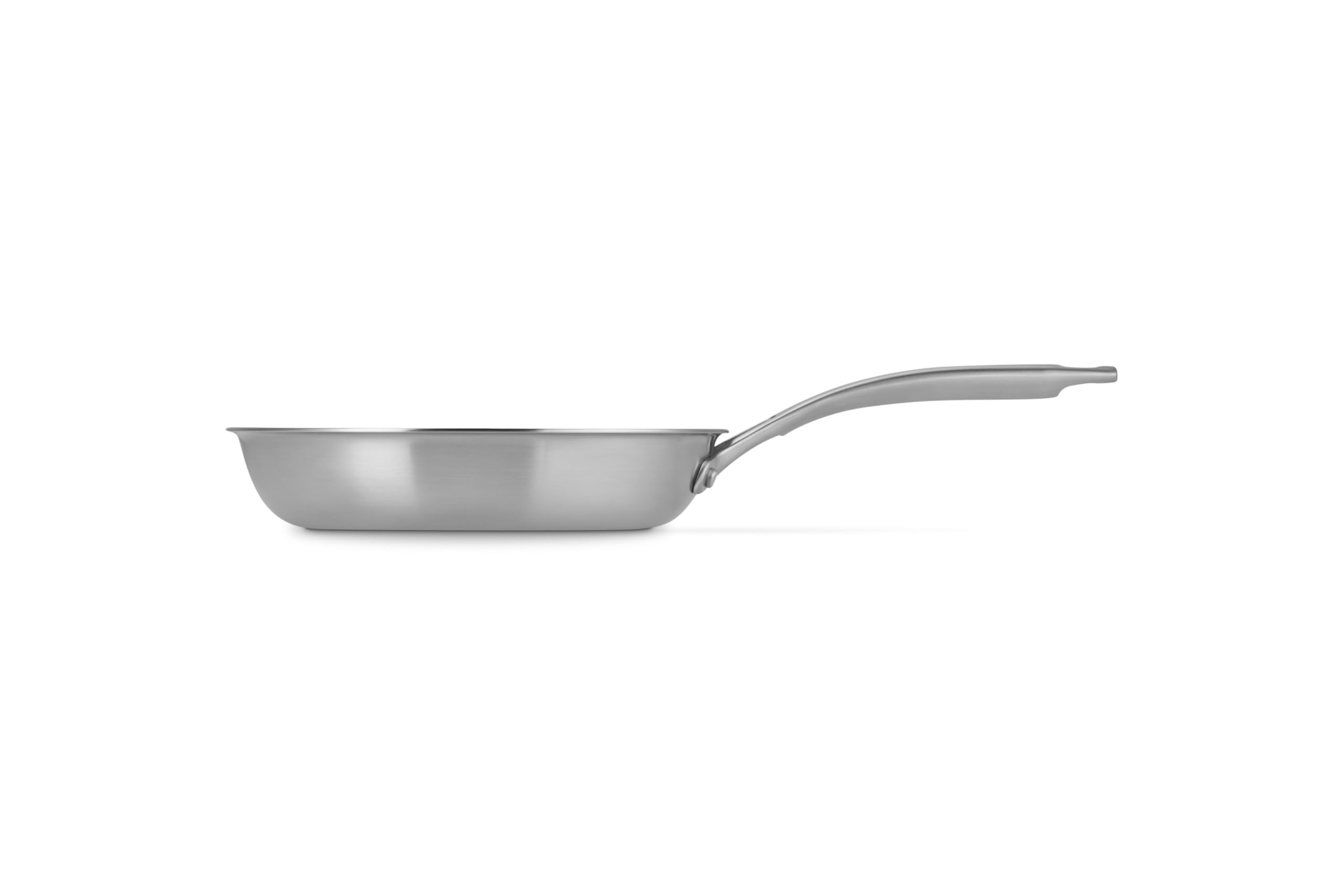 le-creuset-essential-stainless-steel-shallow-round-fry-pan-8-inch image 4