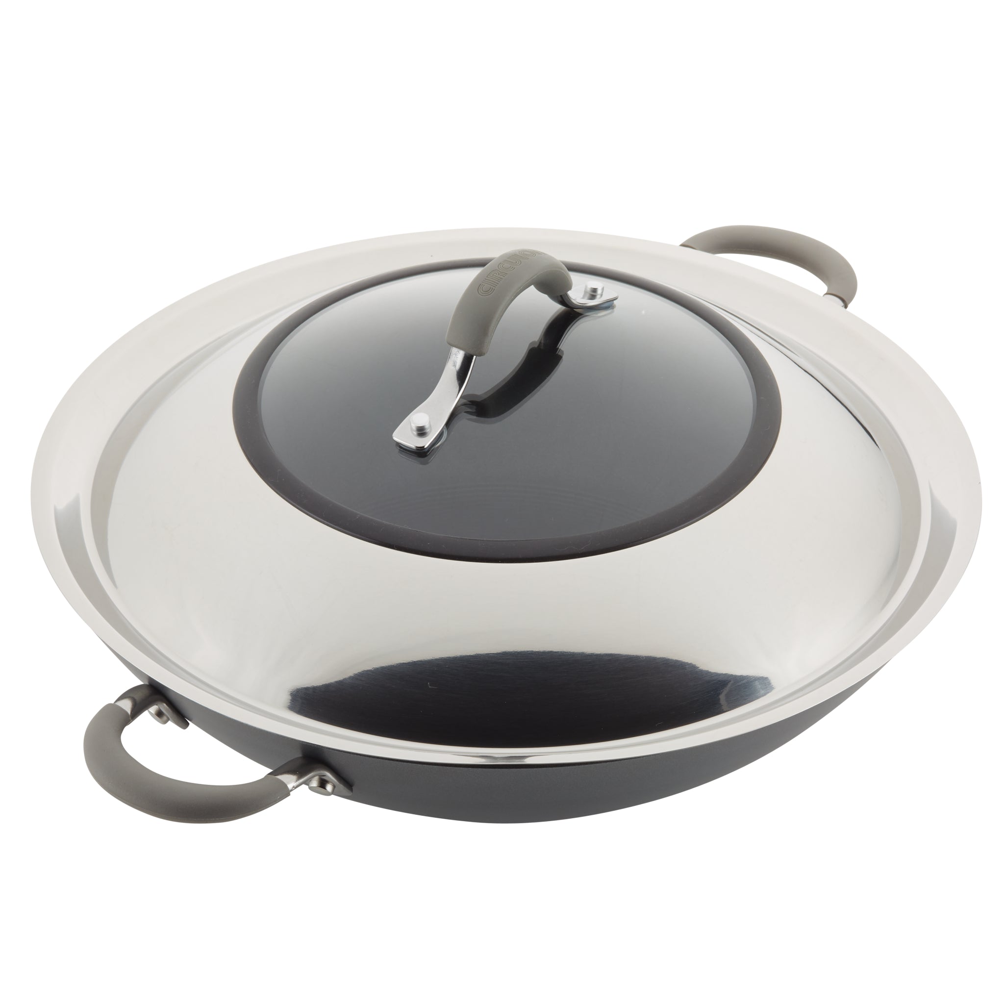 circulon-14-inch-nonstick-wok-with-lid-hard-anodized image 2