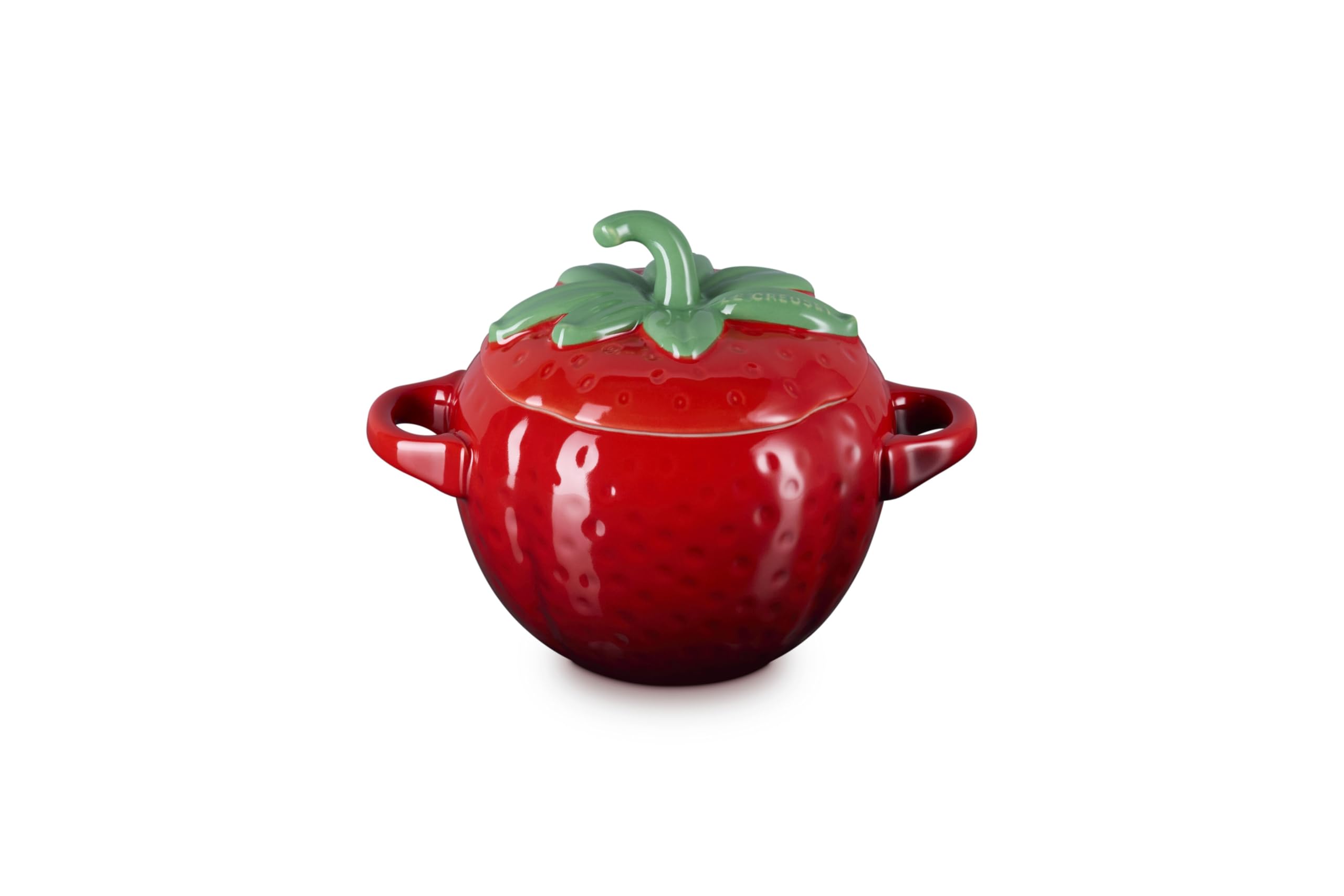 le-creuset-stoneware-strawberry-mini-cocotte-19-oz-cerise image 2